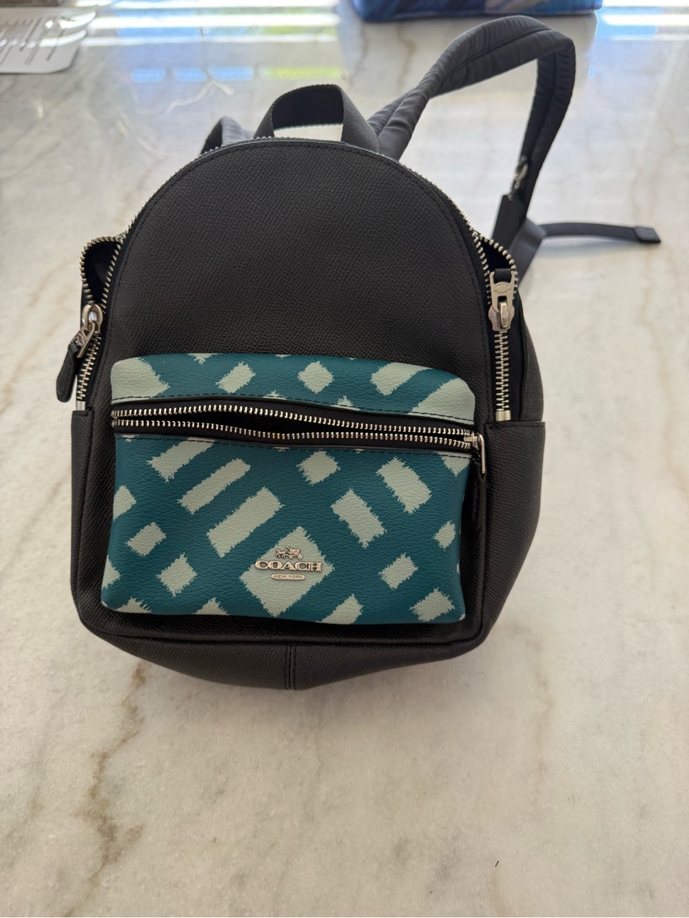 Coach Mini Charlie "Wild Plaid" (F22352)